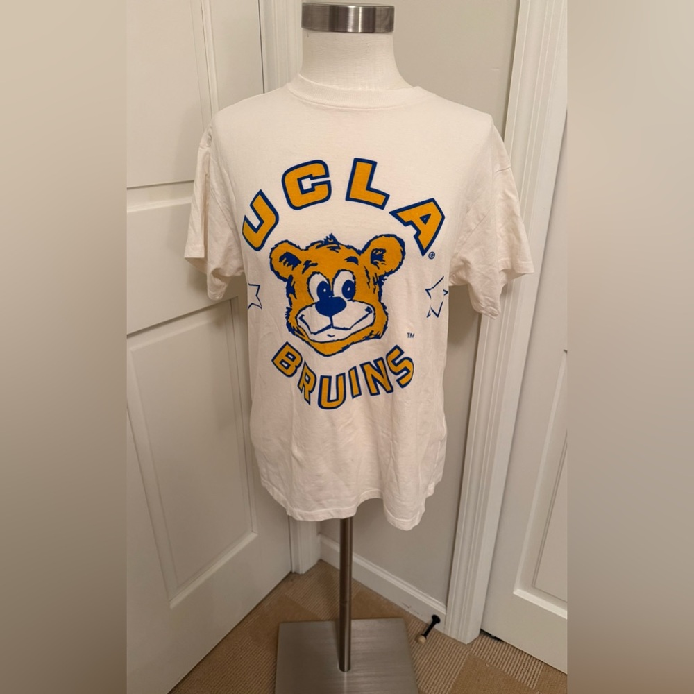 Divided White and Yellow UCLA Bruins Women’s T-Shirt